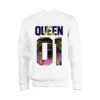 MAGIC CUSTOM - SWEAT COL ROND QUEEN 01 PARIS 1 MAGIC CUSTOM - SWEAT COL ROND QUEEN 01 PARIS -MAGIC CUSTOM magic custom sweat col rond queen 01 paris