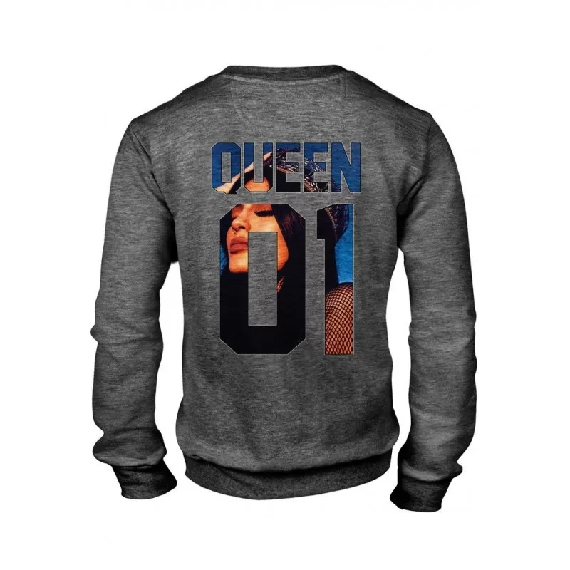 MAGIC CUSTOM - SWEAT COL ROND QUEEN 01 - Queen Kylie 5 MAGIC CUSTOM - SWEAT COL ROND QUEEN 01 - Queen Kylie – Image 3