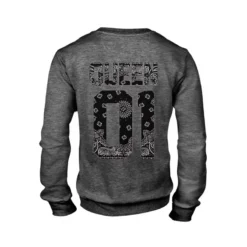 MAGIC CUSTOM - SWEAT COL ROND QUEEN BLACK BANDANA 8 MAGIC CUSTOM - SWEAT COL ROND QUEEN BLACK BANDANA -MAGIC CUSTOM magic custom sweat col rond queen black bandana 2