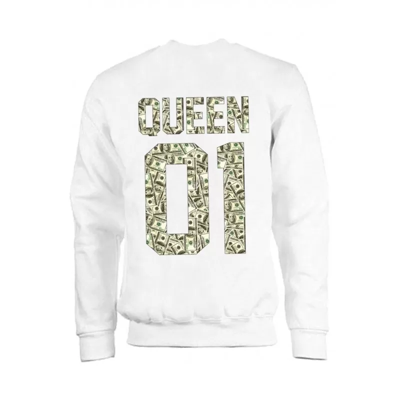 MAGIC CUSTOM - SWEAT COL ROND QUEEN MONEY 3 MAGIC CUSTOM - SWEAT COL ROND QUEEN MONEY