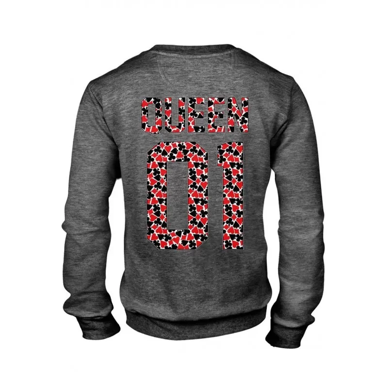 MAGIC CUSTOM - SWEAT COL ROND QUEEN POKER 6 MAGIC CUSTOM - SWEAT COL ROND QUEEN POKER – Image 4