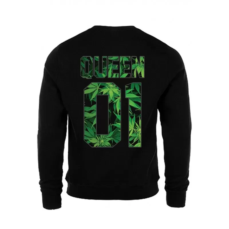 MAGIC CUSTOM - SWEAT COL ROND QUEEN WEED 4 MAGIC CUSTOM - SWEAT COL ROND QUEEN WEED – Image 2