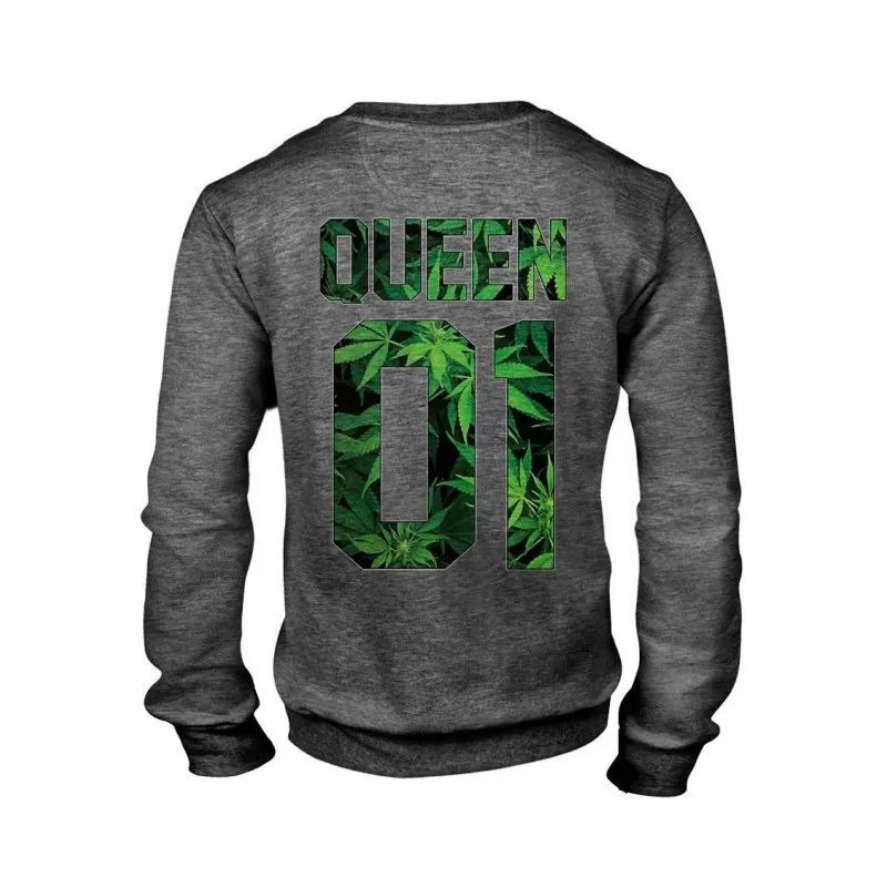 MAGIC CUSTOM - SWEAT COL ROND QUEEN WEED 5 MAGIC CUSTOM - SWEAT COL ROND QUEEN WEED – Image 3