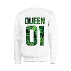 MAGIC CUSTOM - SWEAT COL ROND QUEEN WEED