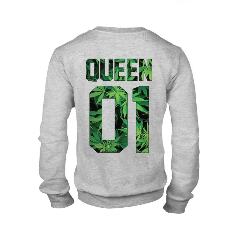 MAGIC CUSTOM - SWEAT COL ROND QUEEN WEED 6 MAGIC CUSTOM - SWEAT COL ROND QUEEN WEED – Image 4