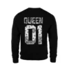 MAGIC CUSTOM - SWEAT COL ROND QUEEN WHITE BANDANA