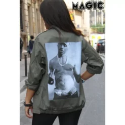 Magic Custom - Veste Militaire Tupac Fuck