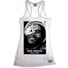 MAGIC HAND - DEBARDEUR FEMME BLANC BOB MARLEY -MAGIC CUSTOM magic hand debardeur femme bob marley