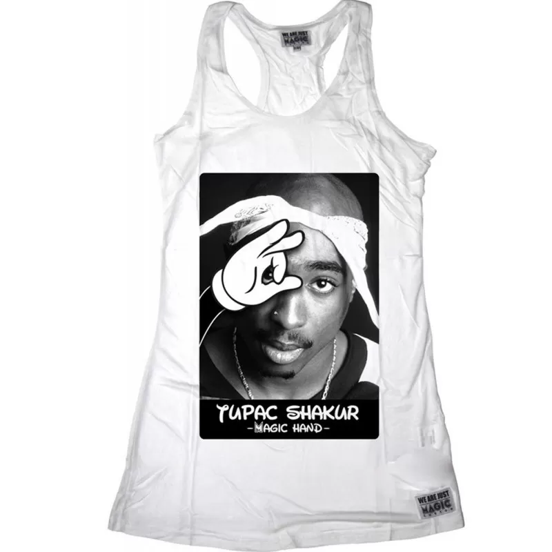 MAGIC HAND - DEBARDEUR FEMME TUPAC SHAKUR 3 MAGIC HAND - DEBARDEUR FEMME TUPAC SHAKUR