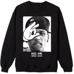 MAGIC HAND - SWEAT COL ROND KID INK