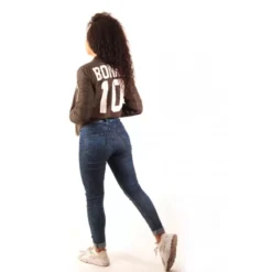 Naby - Blouson Bombers Femme KAKI Bonnie