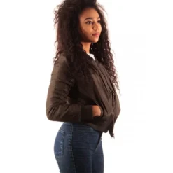 Naby - Blouson Bombers Femme KAKI Bonnie -MAGIC CUSTOM naby blouson bombers femme kaki bonnie 3