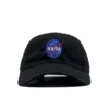 NASA - CASQUETTE DAD CAP NOIR ORIGINAL LOGO