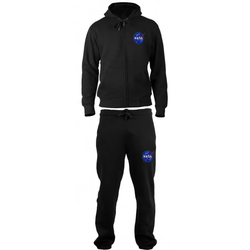 NASA - SURVETEMENT JOGGING NOIR ZIPPE 4 NASA - SURVETEMENT JOGGING NOIR ZIPPE – Image 2