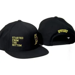 Ovoxo - Casquette Snapback Noir Started From The Bottom