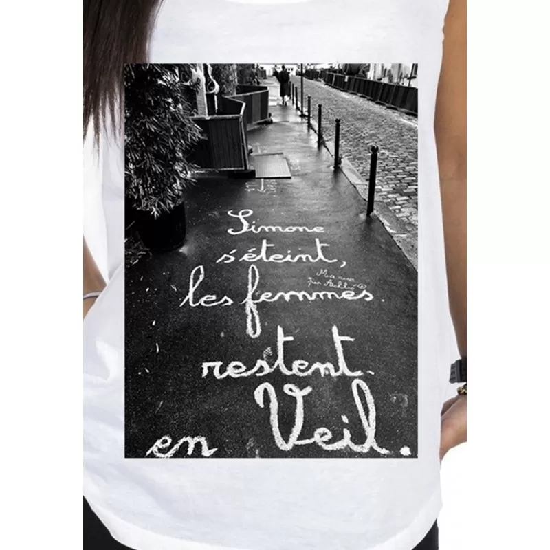 SIMONE VEIL - DEBARDEUR FEMME BLANC 4 SIMONE VEIL - DEBARDEUR FEMME BLANC – Image 2