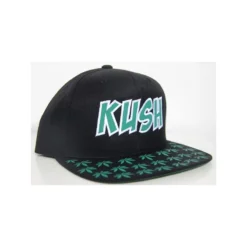 Snapback Kush Motif Canabis Sur Visiere