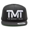 THE MONEY TEAM - CASQUETTE SNAPBACK NOIRE LOGO BLANC -MAGIC CUSTOM the money team casquette snapback noire logo blanc