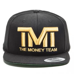 THE MONEY TEAM - CASQUETTE SNAPBACK NOIRE LOGO GOLD