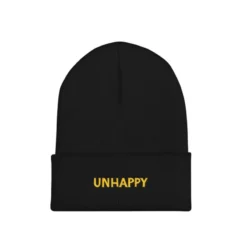 UNHAPPY - BONNET NOIR A REVERS - LIL PUMP