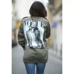 VESTE MILITAIRE VOGUE MAGASINE KATE MOSS -MAGIC CUSTOM veste militaire vogue magasine kate moss 2