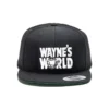 WAYNE'S WORLD - CASQUETTE SNAPBACK NOIR LOGO -MAGIC CUSTOM wayne s world casquette snapback noir logo