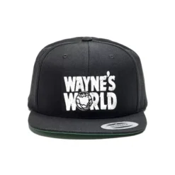 WAYNE'S WORLD - CASQUETTE SNAPBACK NOIR LOGO