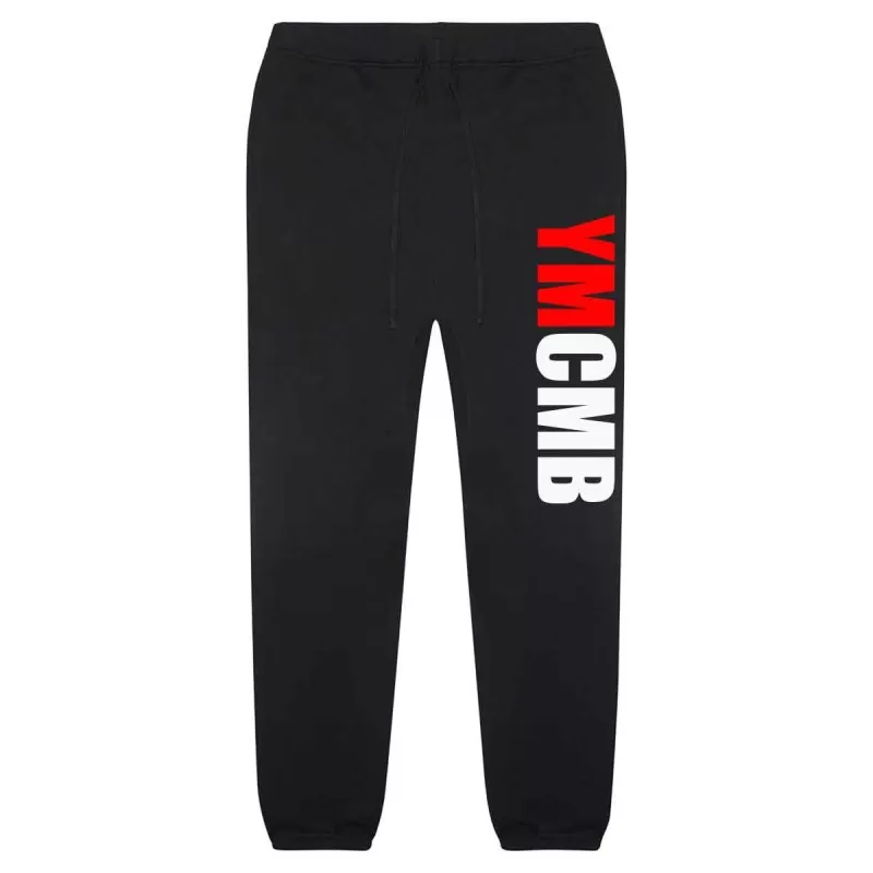 YMCMB - Pantalon De Jogging Rouge Blanc 3 YMCMB - Pantalon De Jogging Rouge Blanc