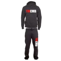 YMCMB - Survetement Jogging Coton YMCMB ROUGE BLANC